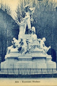 La statue oubliée de Mirabeau : un monument trop grand pour Aix-en-Provence