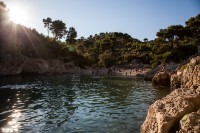 La célèbre scène de Borsalino tournée dans la calanque de Port Pin